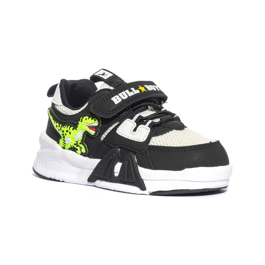 BULL BOYS DNAR5014B00 BIANCO NERO Sneakers Bambino