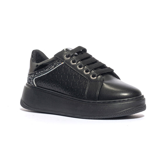 CAFèNOIR C2610 BLACK SILVER Sneakers Bambina