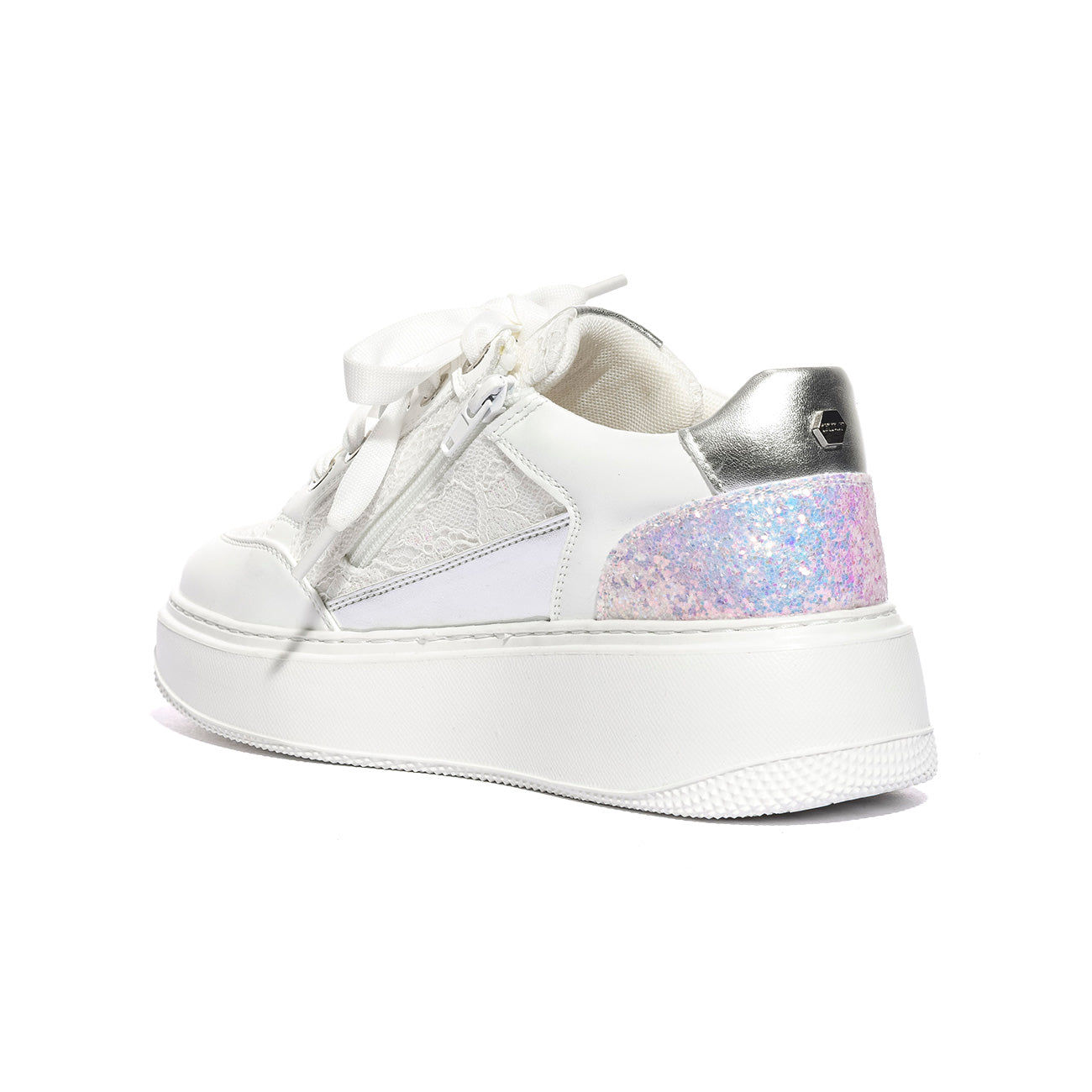 CULT T203 WHITE SILVER Sneakers Bambina