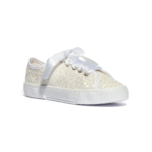 DXO 105 GLITTER BIANCO Sneakers Bambina