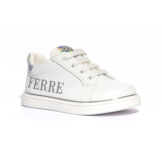 FERRE' FB090 WHITE SILVER Sneakers Bambina