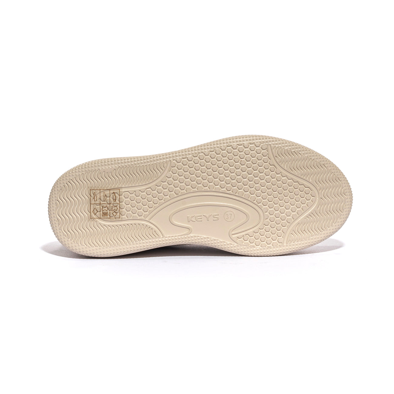 KEYS K10522 WHITE BEIGE Sneakers Donna