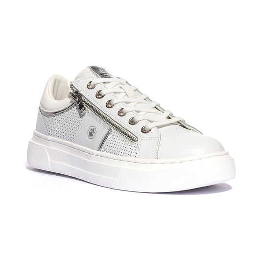 LUMBERJACK SWI6012-004 WHITE SILVER M0167 Sneakers Donna