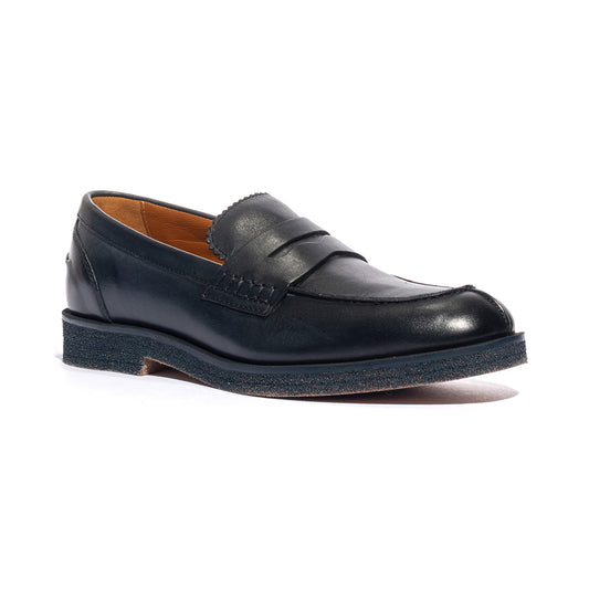 OSEY MO0034 BLU Mocassini Uomo