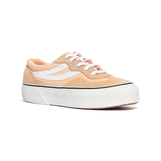 SUPERGA 3041 PINK PEACH WHITE Sneakers Donna