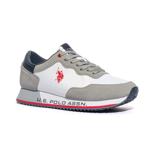 U.S. POLO ASSN. CLEEF006 WHI LGR Sneakers Uomo