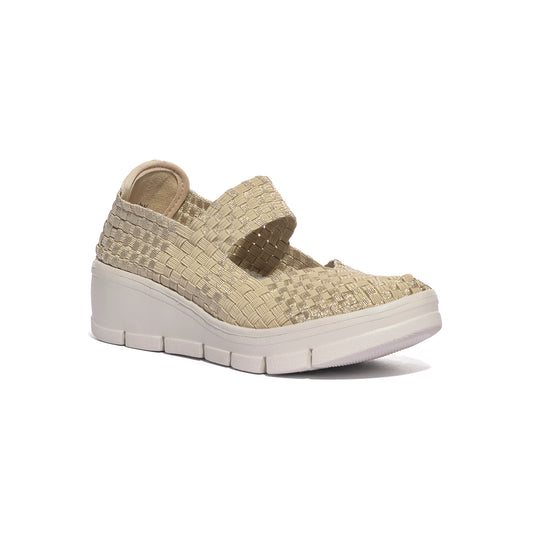 CC RESORTS BOBBY BEIGE METALLIC Slip-on Donna
