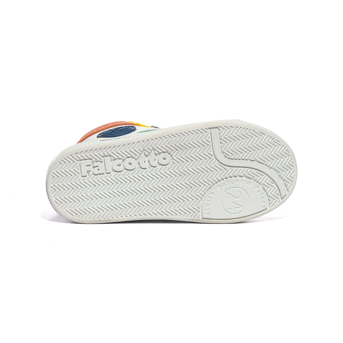 FALCOTTO 0012019054.02.1N17 WHITE YELLOW Sneakers Bambino
