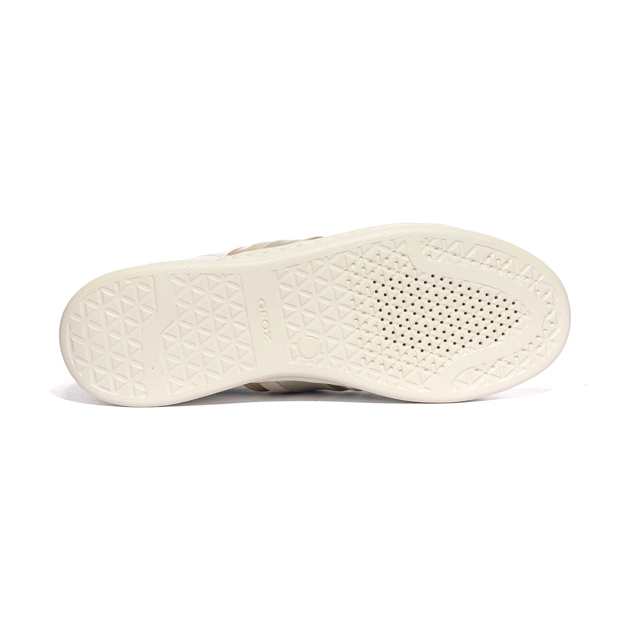 GEOX D361BE 085BN WHITE LT GOLD C1327 Sneakers Donna