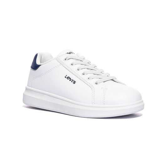 LEVI'S VELL0082S WHITE BLUE Sneakers Bambino