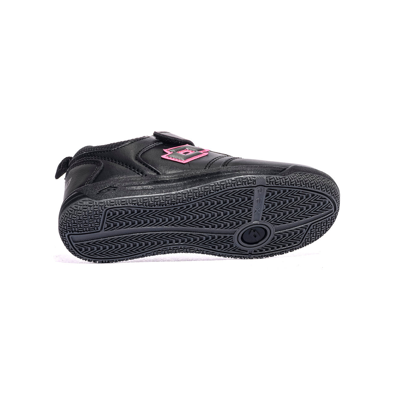 LOTTO 2182027J1 All black magenta Sneakers Bambina