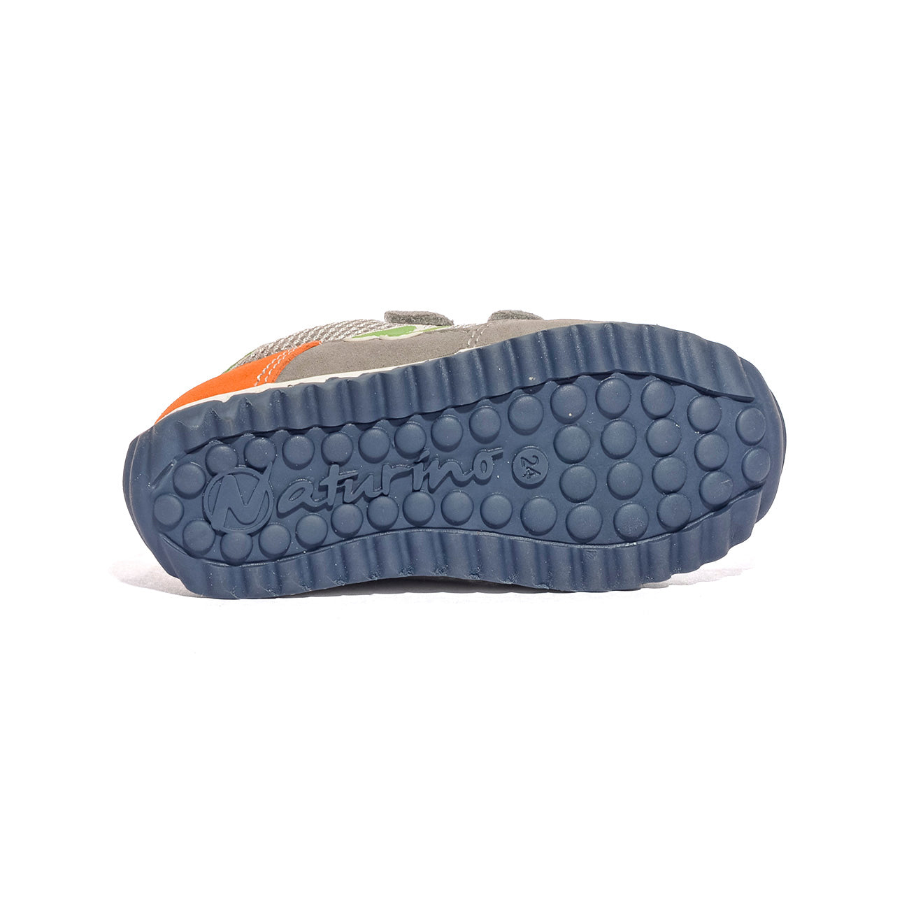 NATURINO 0012016558.01.2B45 DARK GREY.GREY.ORANGE Sneakers Bambino