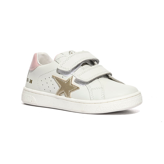 NATURINO 0012017499.34.1N71 WHITE.PLATINUM.SILVER Sneakers Bambina