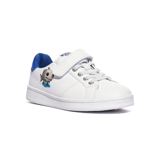 SKIFIDOL SK020 WHITE BLU Sneakers Unisex Bambino