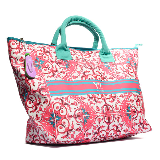 Y-NOT LPI005S6 PINK BORSA DA SPIAGGIA Donna