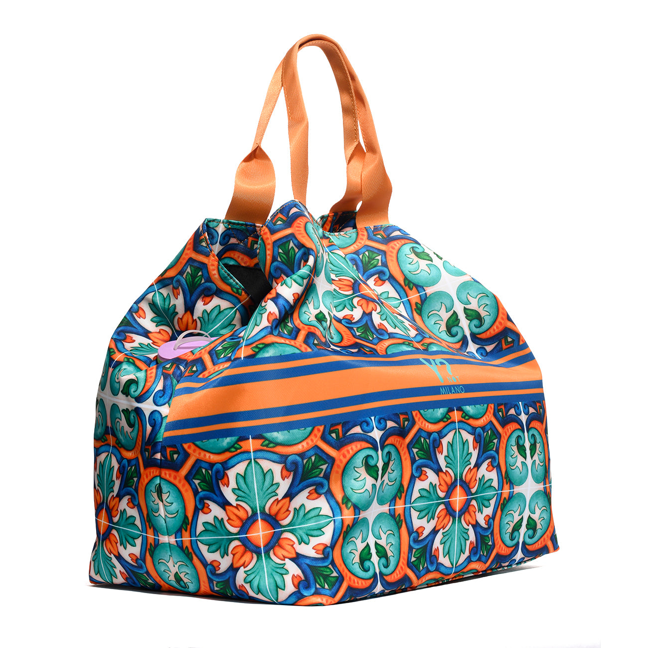 Y-NOT LPI011S6 ORANGE SHOPPING XL Donna
