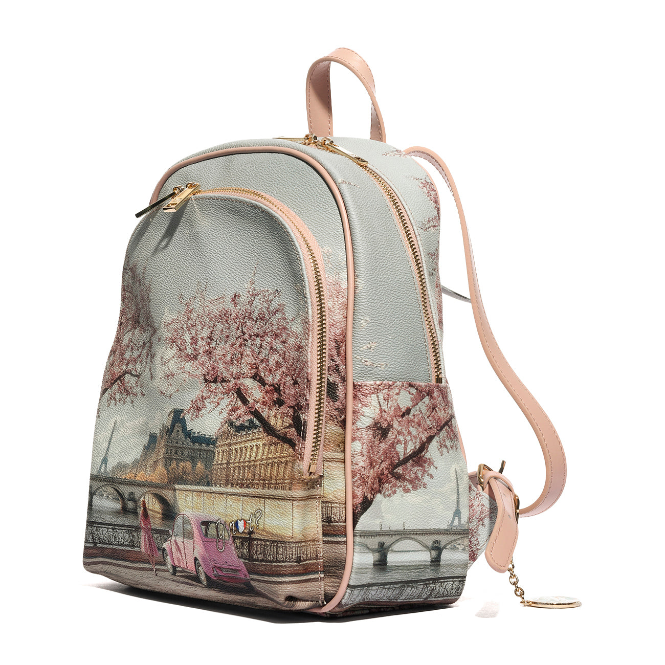 Y-NOT YES579S6 PARIS EN ROSE Zaino Donna