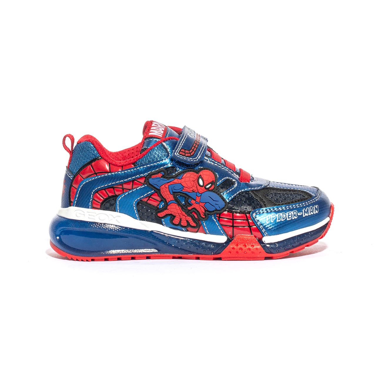 Sneakers Geox BAYONYC BOY Blu Rosse J26FEB 011CENAVY ROYAL C4226 GEOX