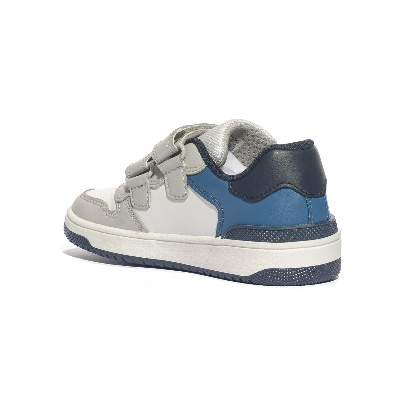 Sneakers Geox WASHIBA BOY Grigie Blu J46LQA 000BCWHITE LT GREY C1236 GEOX
