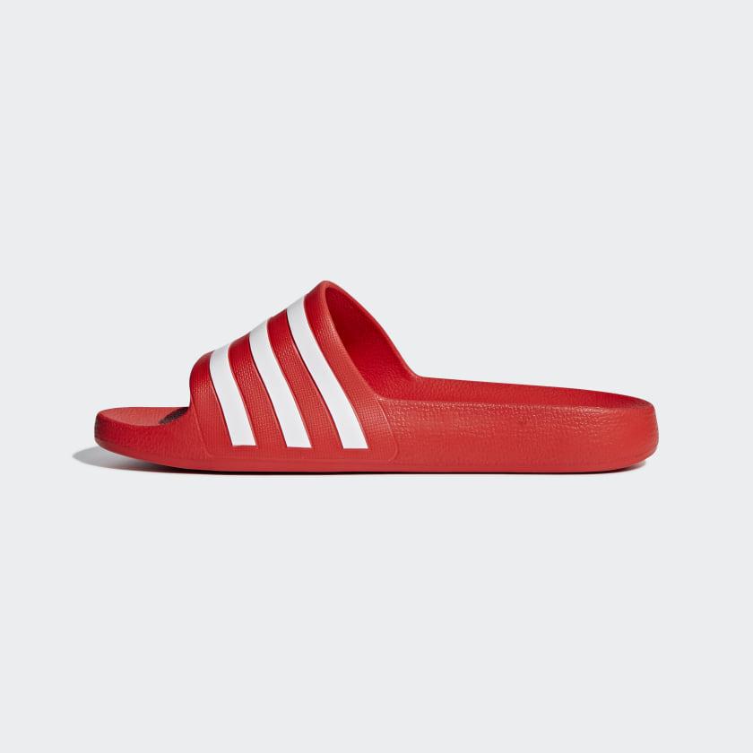 ADIDAS FY8066 RED WHITE RED Ciabatte Bambina