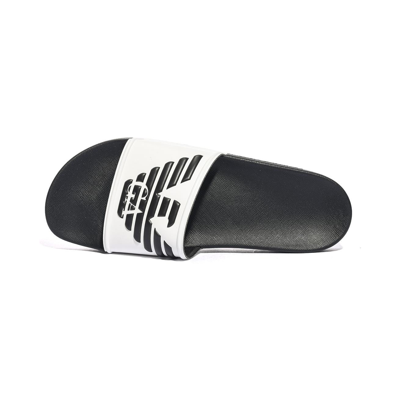 Ciabatte Armani Xvps04 Bianche Nere XVPS04WHITE BLACK BLACK ARMANI