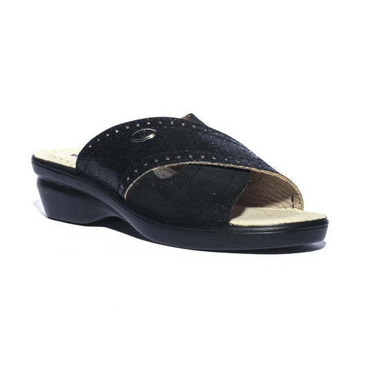 VALLEVERDE 25301 NERO Ciabatte Donna