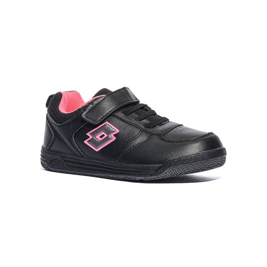 LOTTO 2182027J1 All black magenta Sneakers Bambina