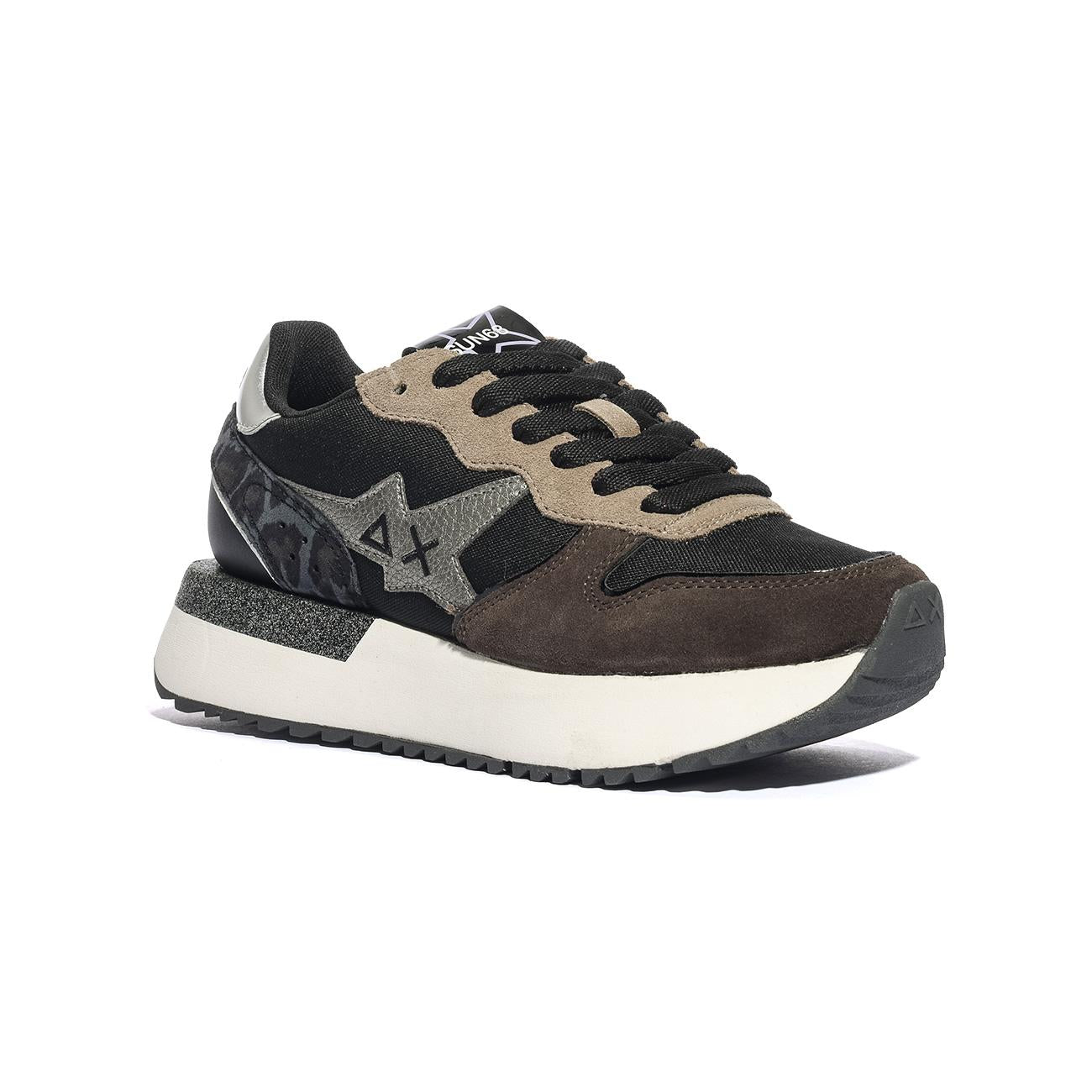 Sneakers Sun68 BIG STARGIRL MIX MATERIAL Nere Z45221NERO SUN 68