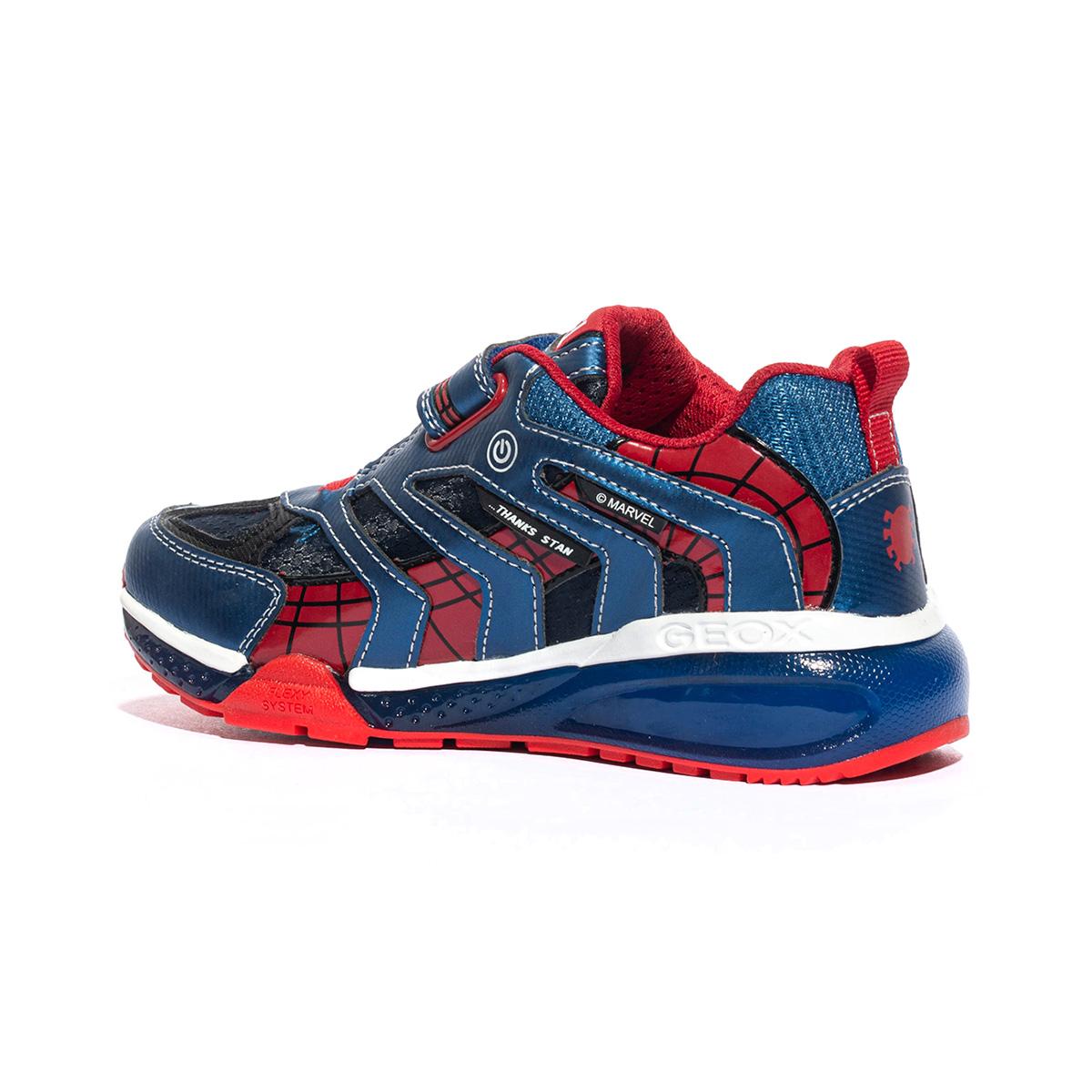 Sneakers Geox BAYONYC BOY Blu Rosse J26FEB 011CENAVY ROYAL C4226 GEOX