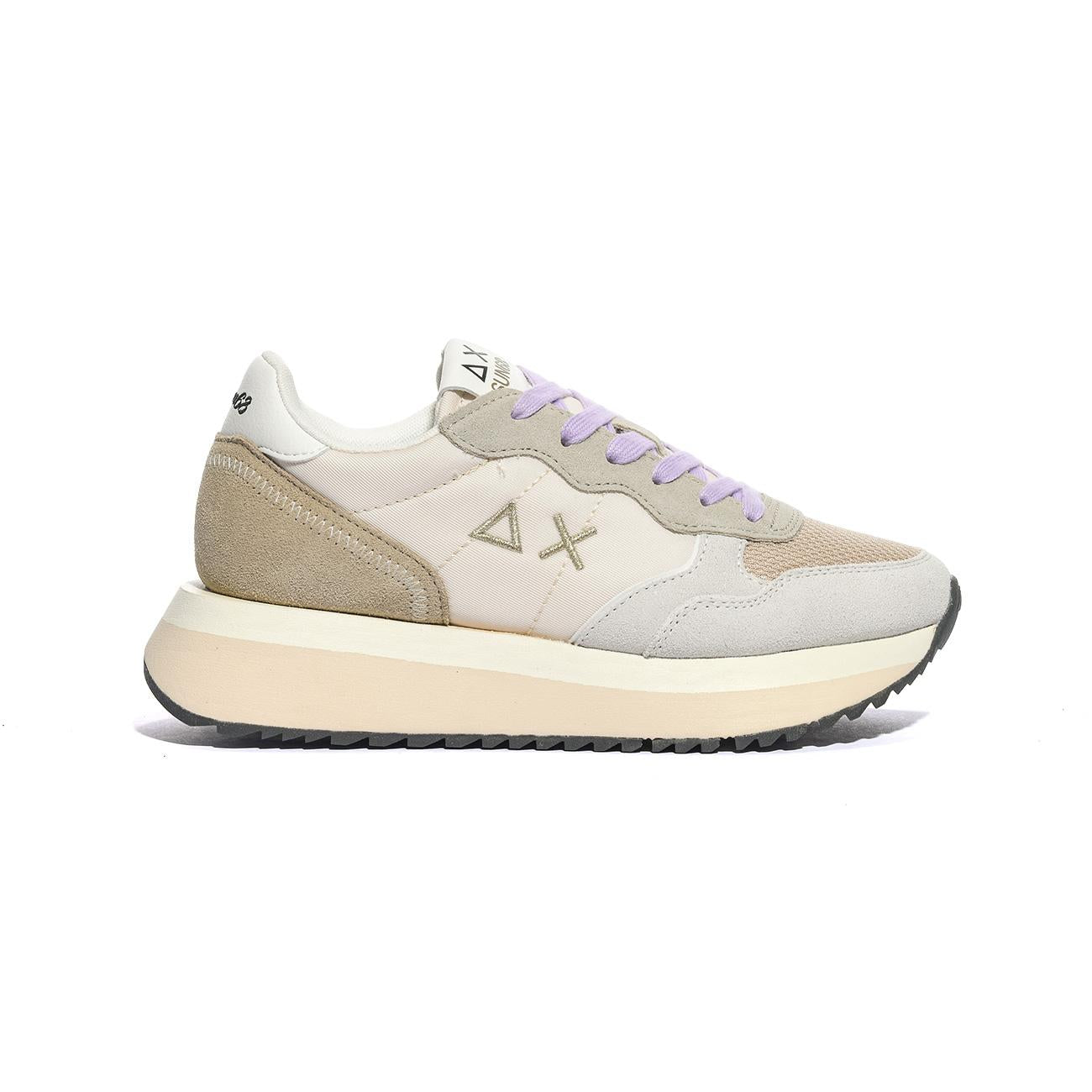 Sneakers Sun68 BIG ALLY MULTICOLOR Bianche Z45213BIANCO PANNA SUN 68
