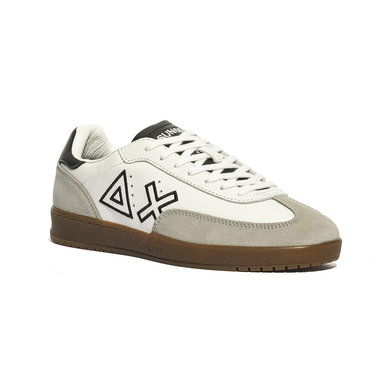Sneakers Sun68 CALIFORNIA SUN LEATHER Bianche Z45141BIANCO SUN 68
