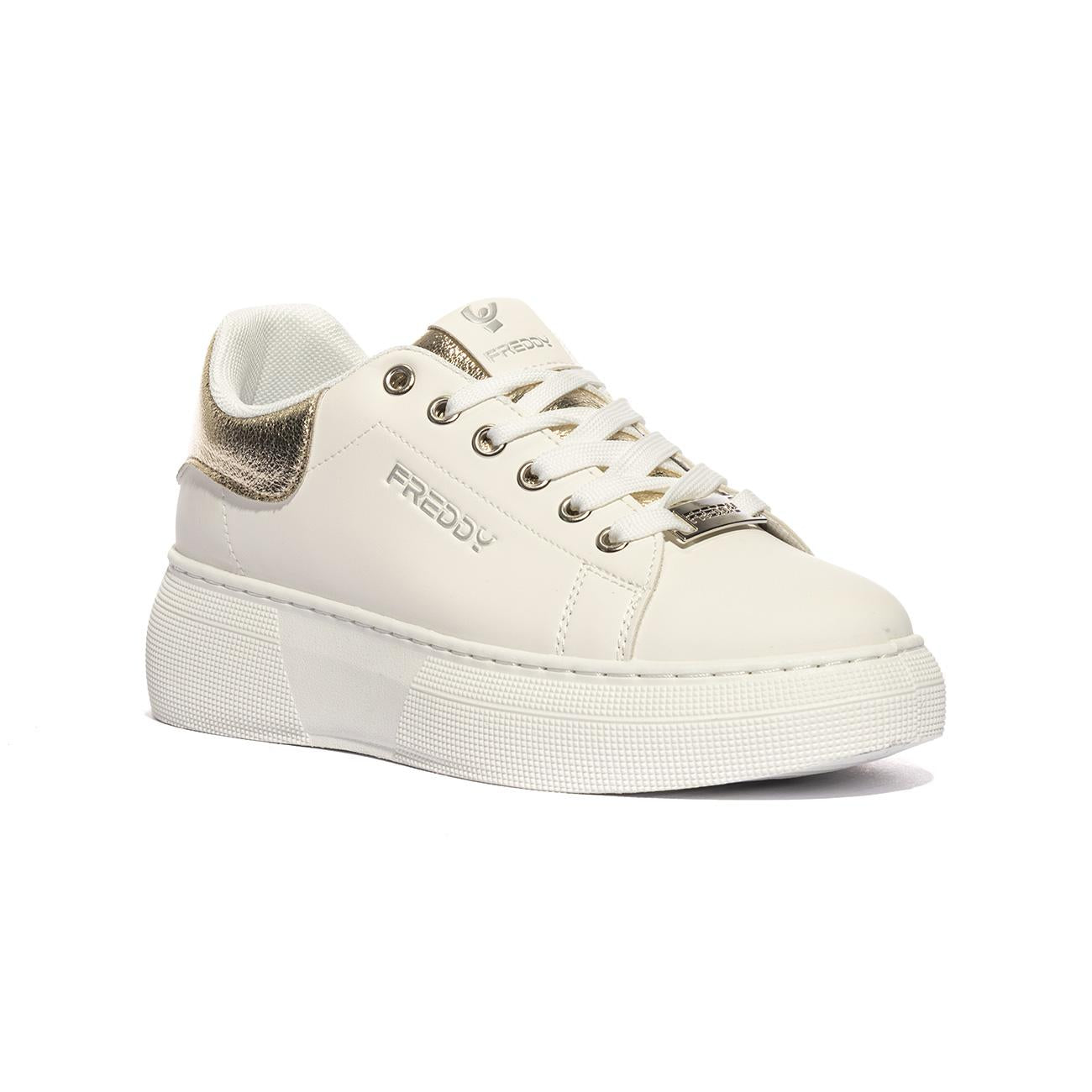 Sneakers Freddy Fy7712 Bianche FY7712WHITE FREDDY