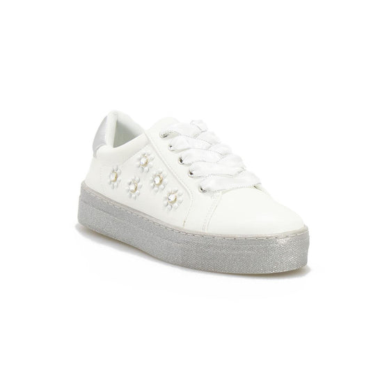LIUJO 4A2487EX014S10S8 SILVER WHITE Sneakers Bambina