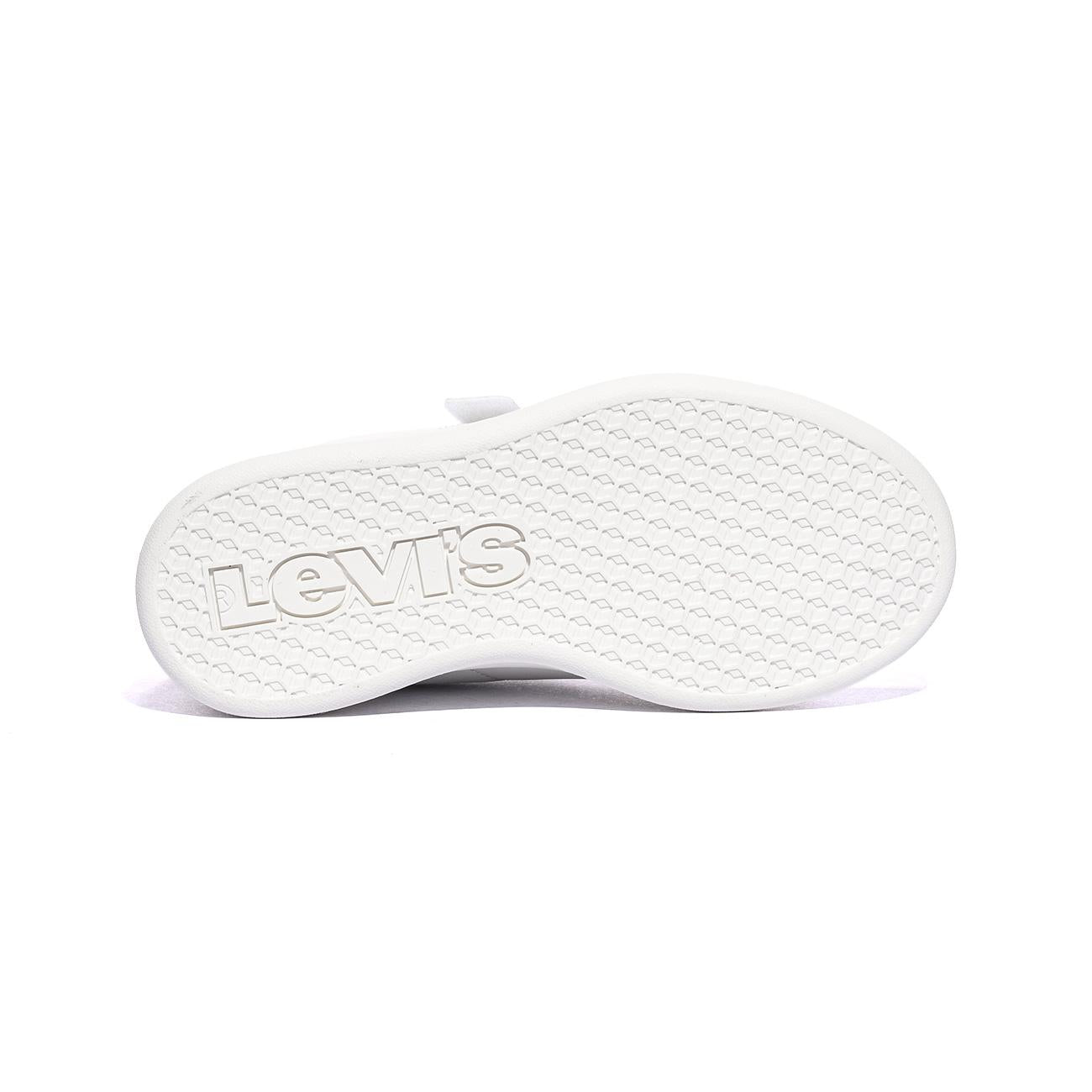 LEVI'S VAVE0200S WHITE NAVY Sneakers Bambino