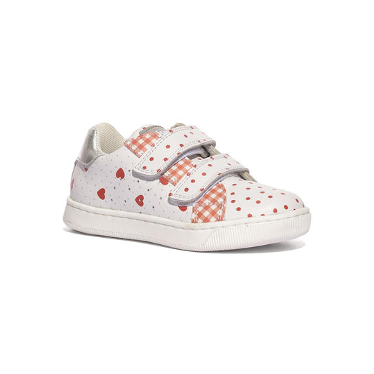 FALCOTTO 0012017749.11.2N16 WHITE RED Sneakers Bambina