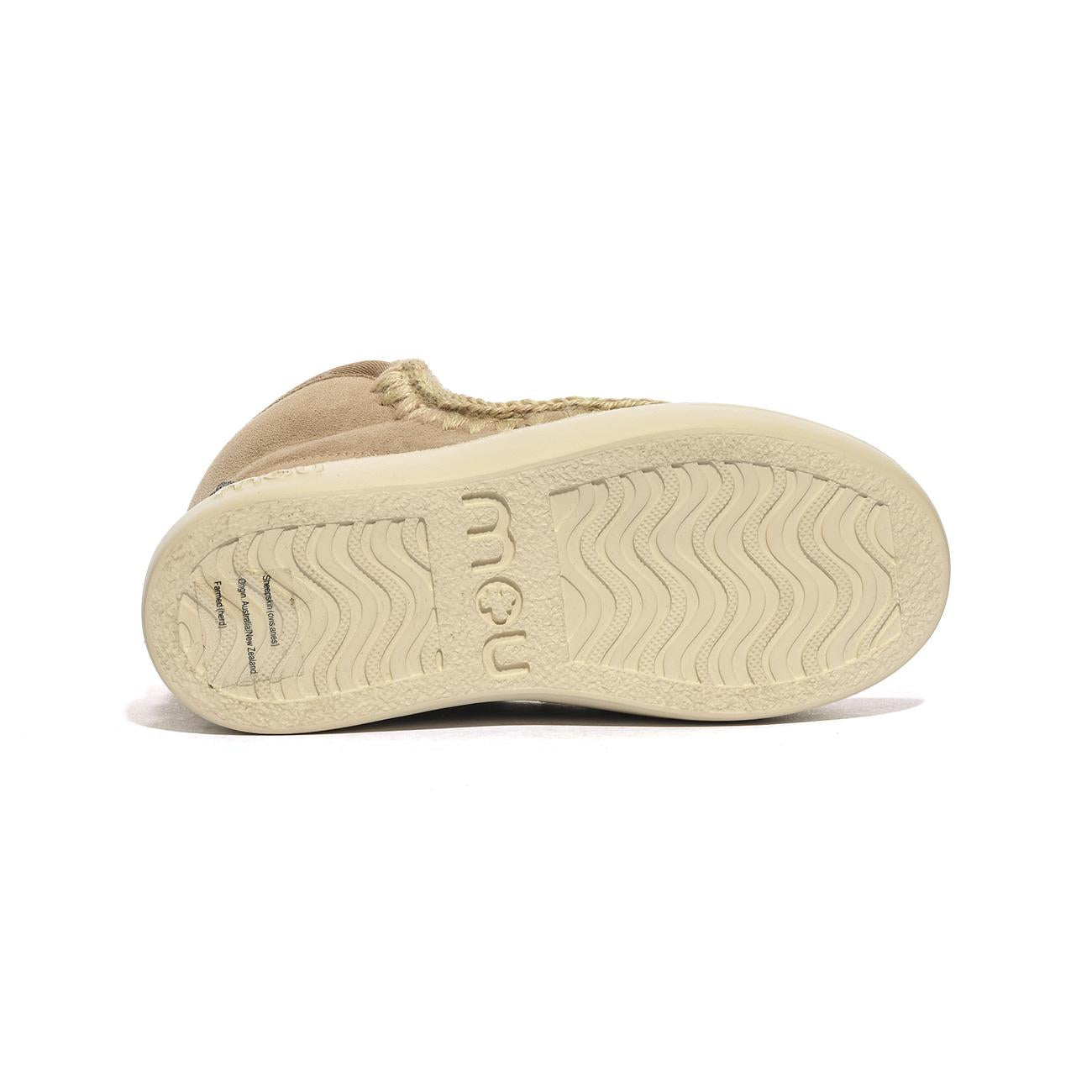 Mammut Mou Eskimo sneaker bold glitter logo Beige 411001CAM MOU