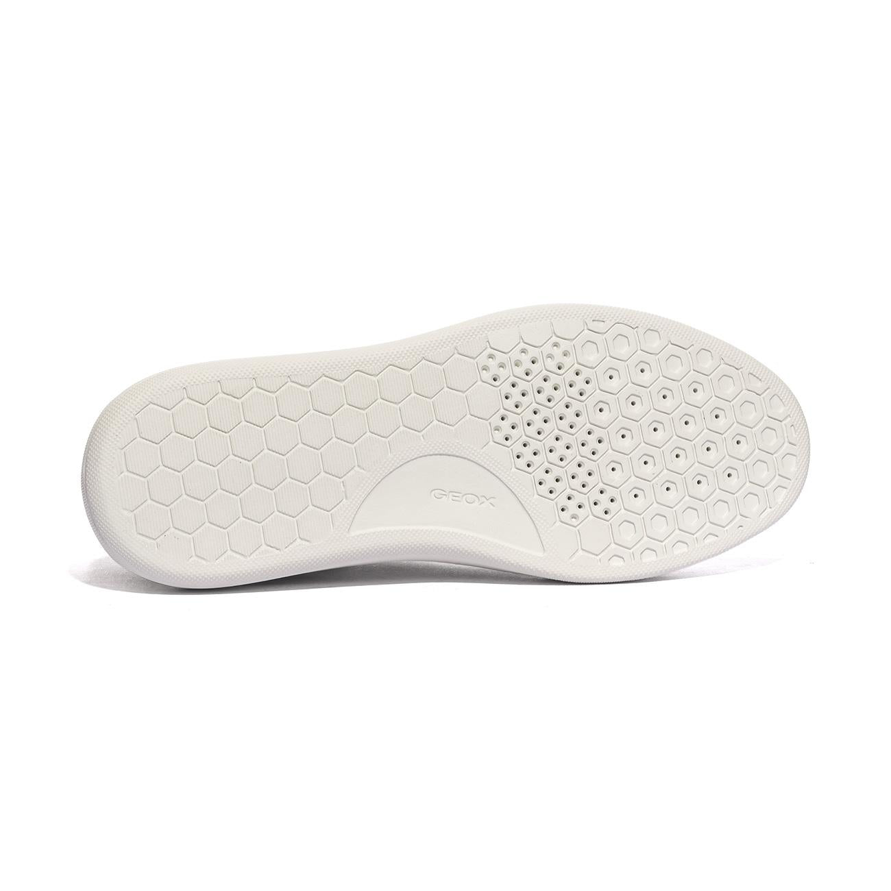 GEOX U655WA 4722 WHITE BROWN C1224 Sneakers Uomo