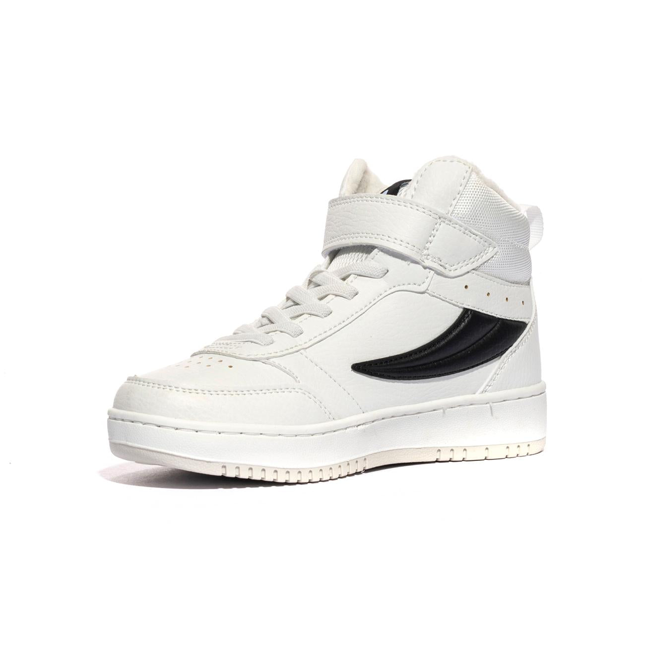 FILA REGA NF mid velcro kids FFK0229White-Black FILA