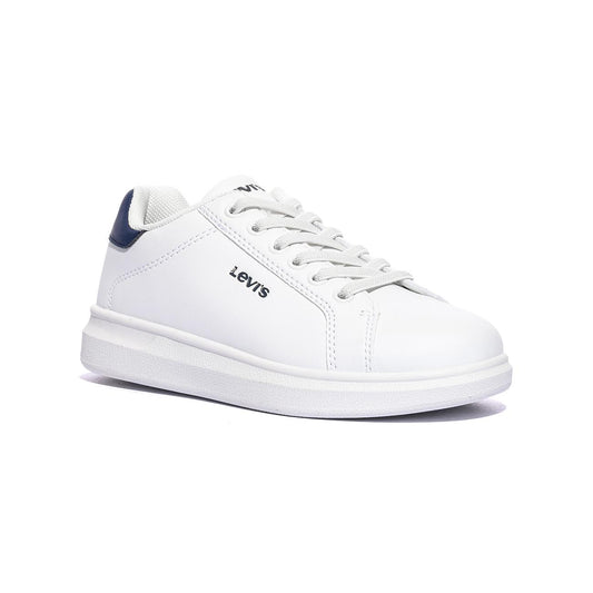 LEVI'S VELL0082S WHITE BLUE Sneakers Bambino