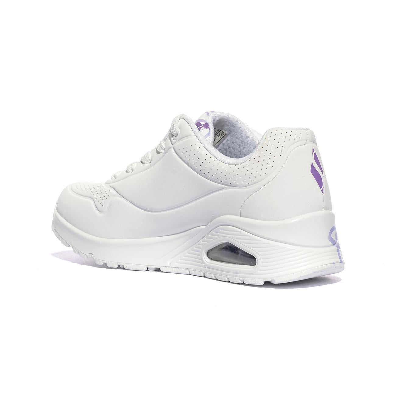 Sneakers Skechers UNO-SPREAD THE LOVE Bianche 155507WLPR SKECHERS