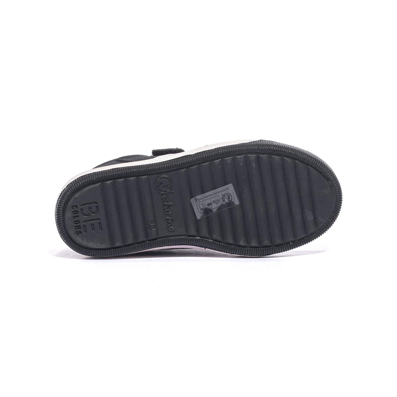 NATURINO 0012017091.02.1A06 BLACK WHITE Sneakers Bambino