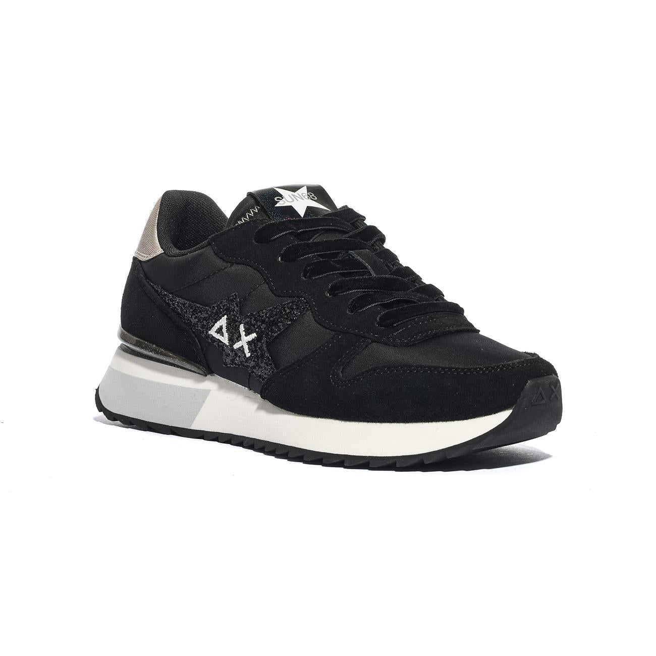 Sneakers Sun68 STARGIRL GLITTER LOGO Nere Z45217NERO SUN 68