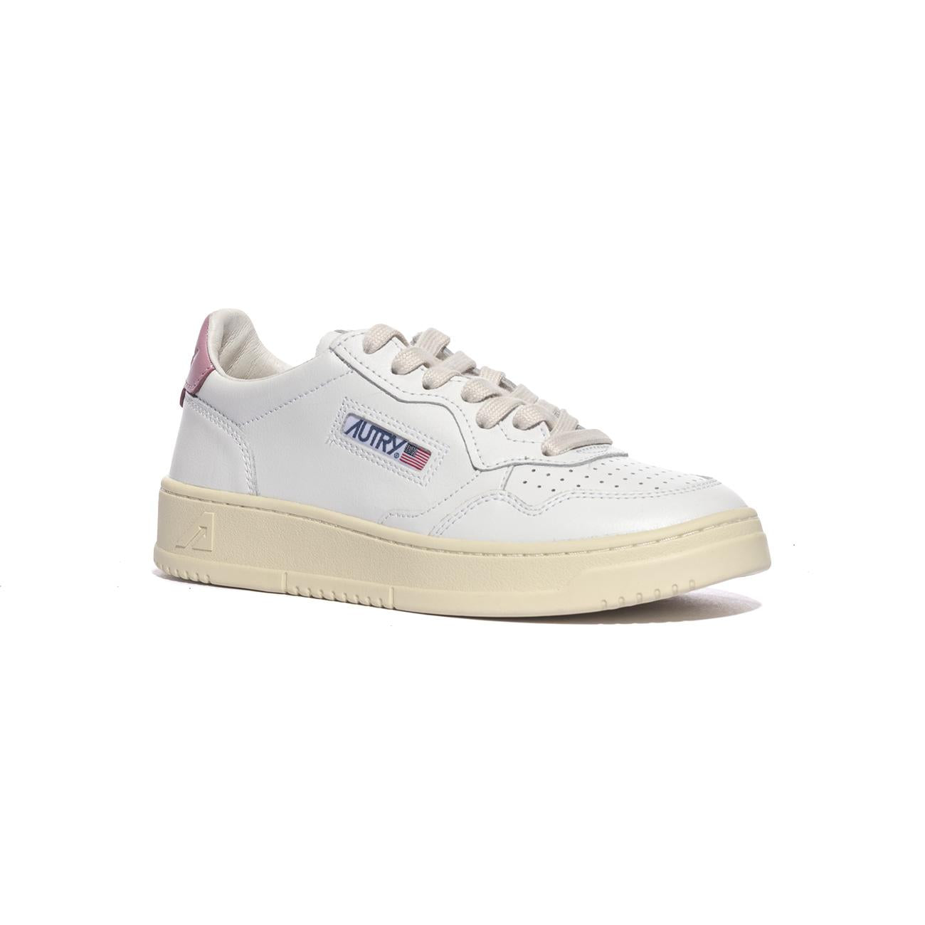 Sneakers Autry Aulwll88 Bianche Rosa AULWLL88WHTPOLIGNAC AUTRY