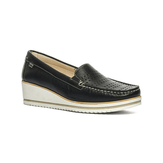 VALLEVERDE 11208 NERO Mocassini Donna