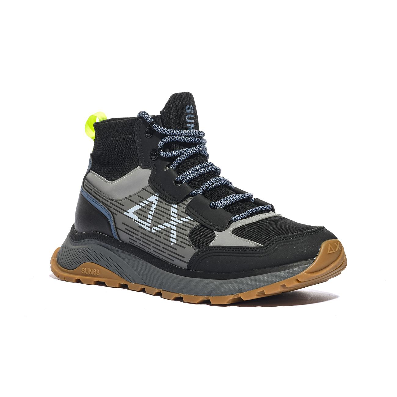 Sneakers Sun68 FIRE & CAMPING SPORTY MID Nere Z45132NERO SUN 68