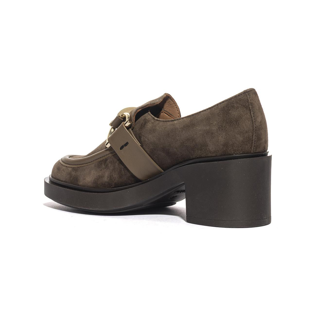 Mocassini Frau SOFTY Marroni 80A5TORBA FRAU