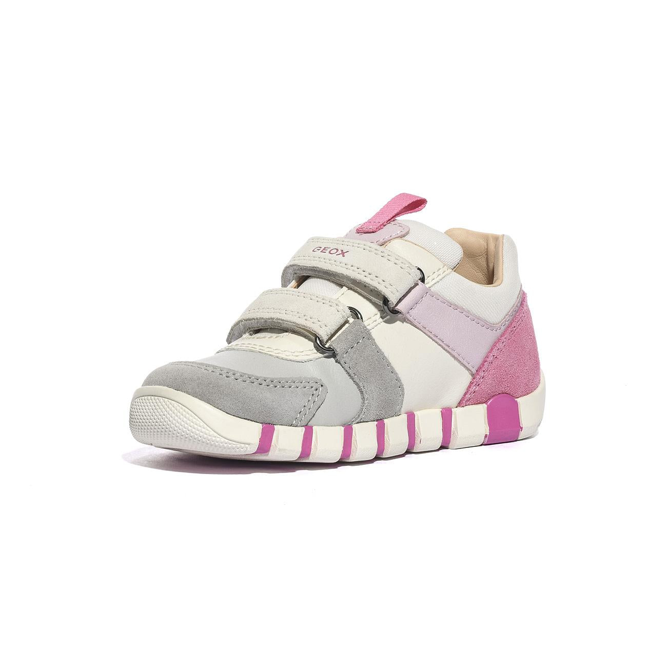 Sneakers Geox IUPIDOO GIRL BIanche Rosa B3558C 05422GREY FUCHSIA         C0874 GEOX