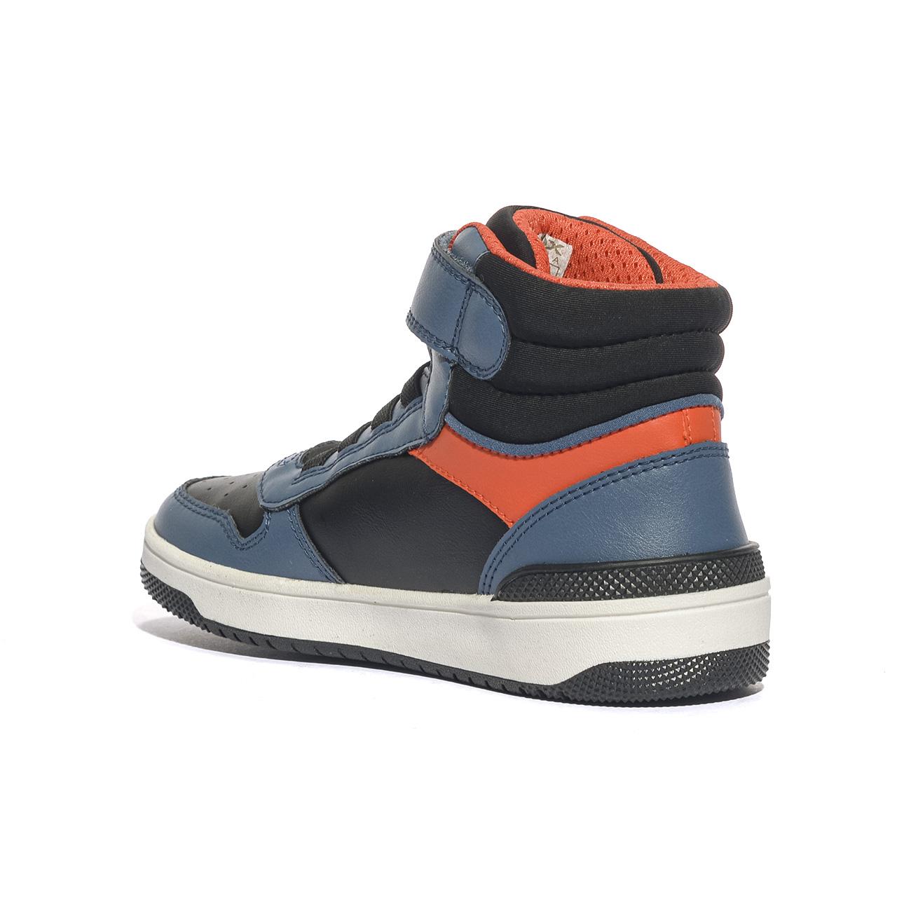 Sneakers Geox WASHIBA BOY Blu J46LQB 05415BLACK BLUE C0052 GEOX