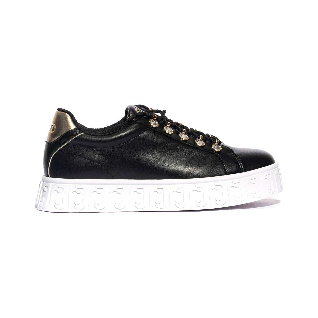 Sneakers Liu Jo LOVELY Nere BF4083PX02622222METALLI BLACK LIUJO