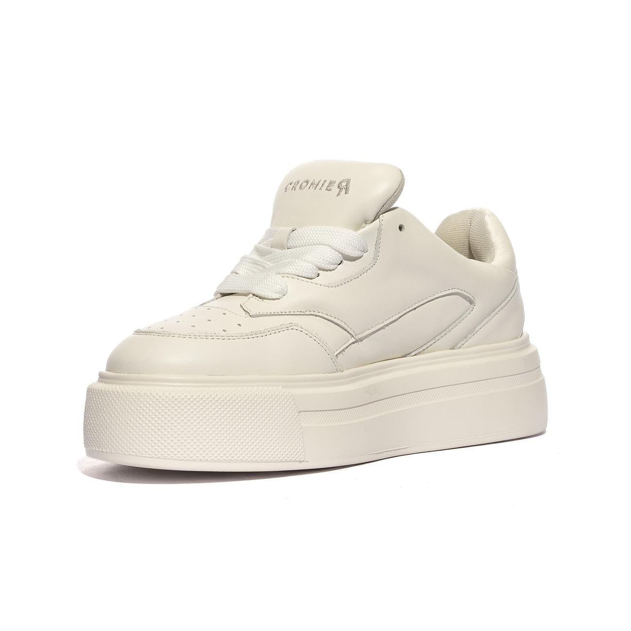 Sneakers Frau T-CALFmix Bianche C2L4PANNA CROMIER